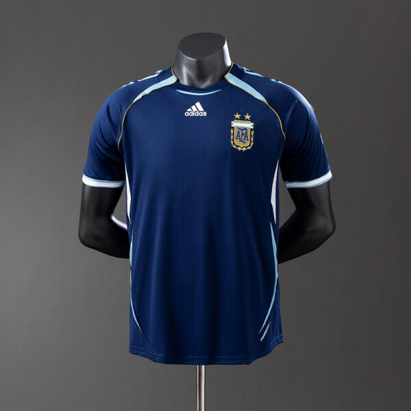 Camiseta retro argentina 2006 visita versión jugador