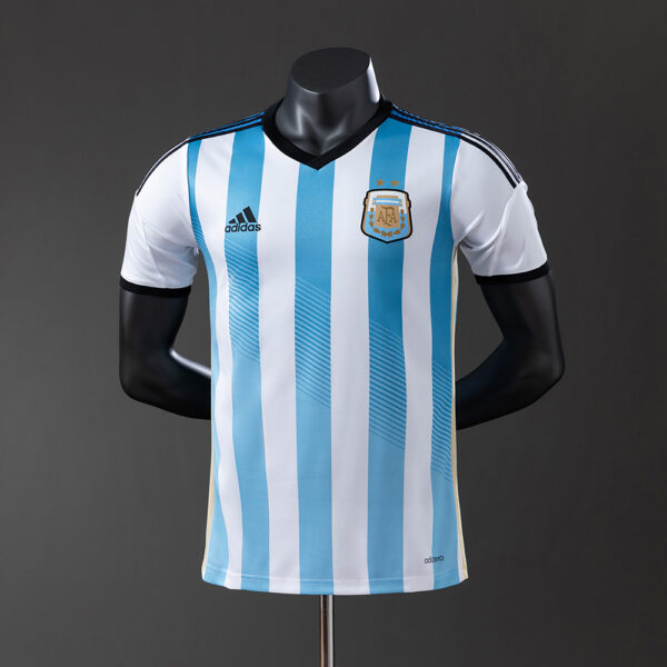 Camiseta retro argentina 2014 local version jugador