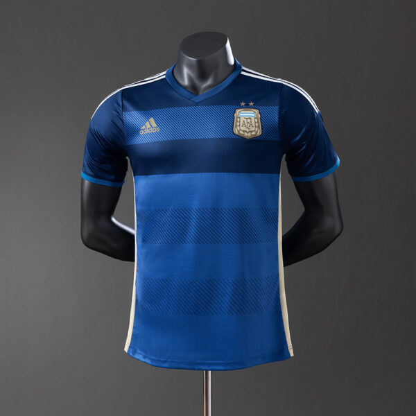 Camiseta retro argentina 2014 visita version jugador