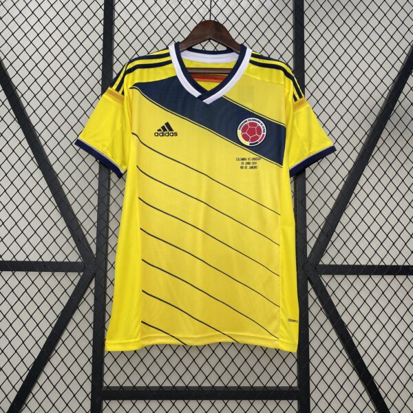 Camiseta Colombia Retro 2014 Local