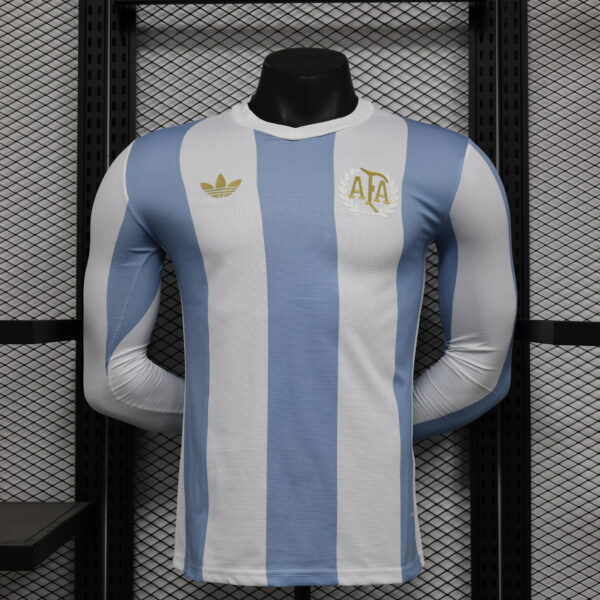 Camiseta Argentina 2024 Local Version Jugador manga larga
