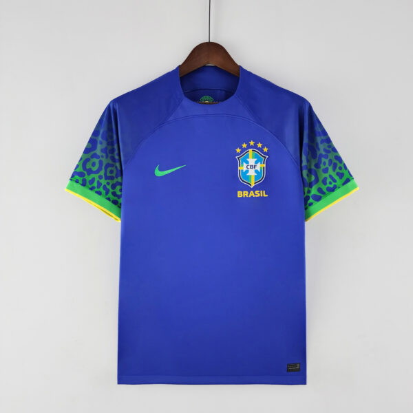 Camiseta Retro Brasil 2022 Visita Mundial