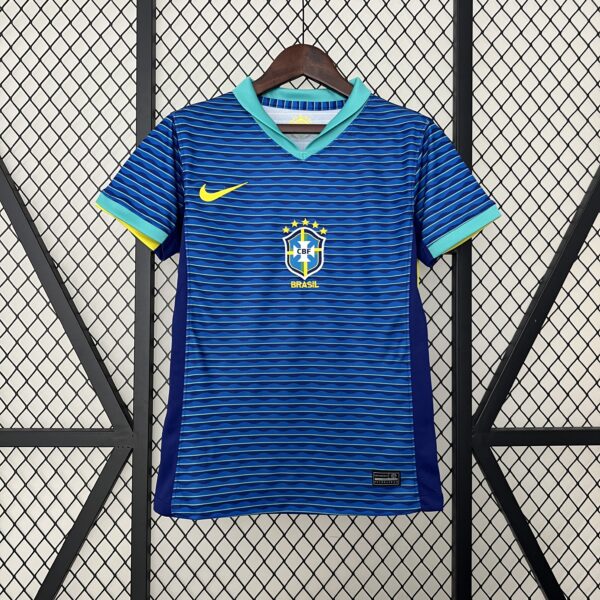 Camiseta Brasil 2024 Visita Femenina