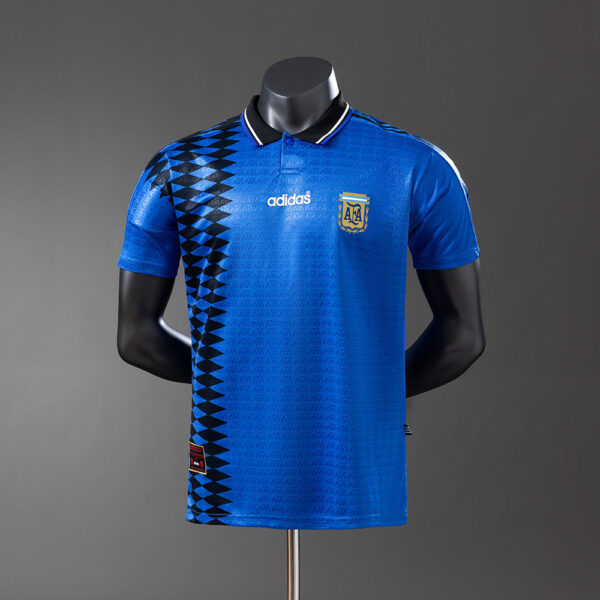 Camiseta Retro Argentina 1994 Visita, Versión Jugador