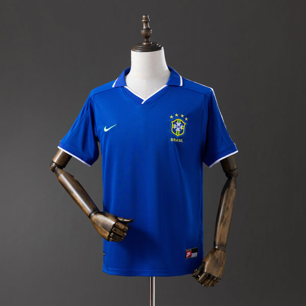 Camiseta Retro Brasil 1997 Visita