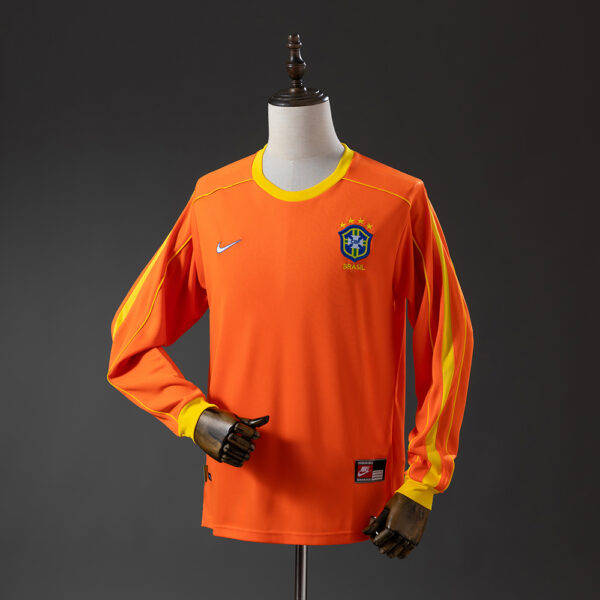 Camiseta Retro Brasil 1998 Arquero manga larga