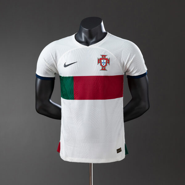 Camiseta Retro Portugal 2022 Visita, Versión jugador