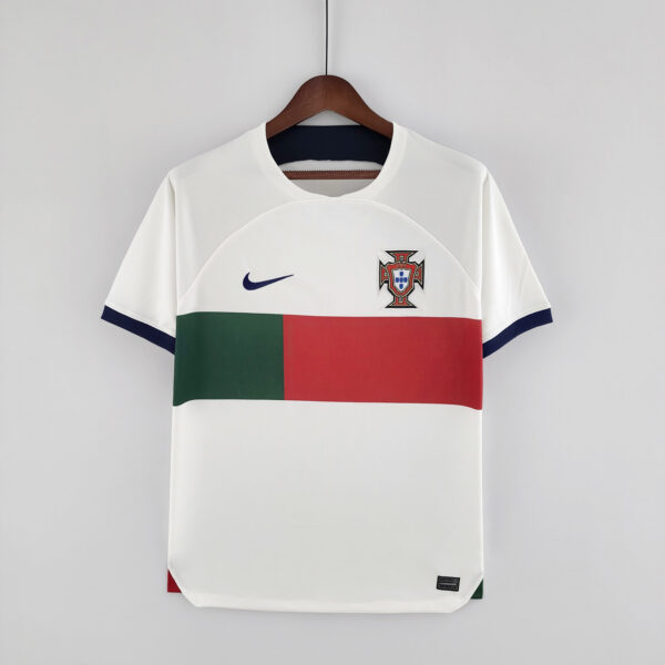 Camiseta Retro Portugal 2022 Visita