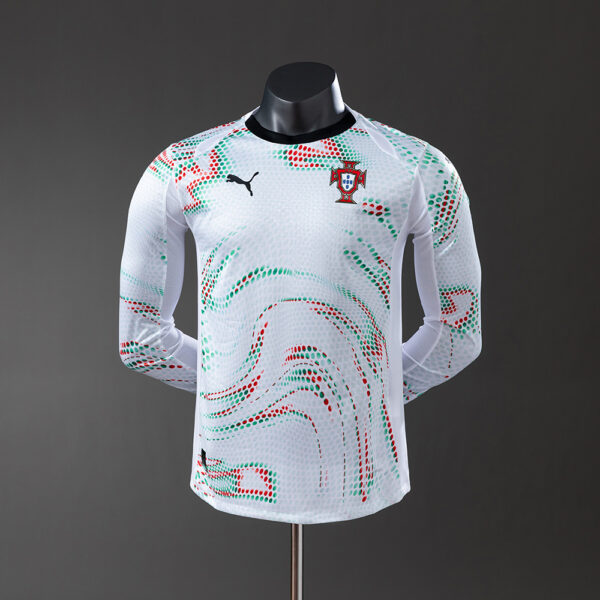 Camiseta Portugal 2025 Visita, Versión Jugador manga larga