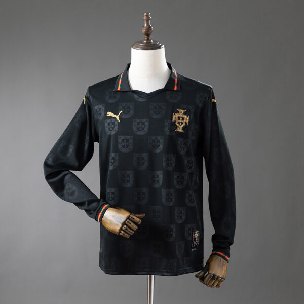 Camiseta Portugal 2026 Black Panther manga larga