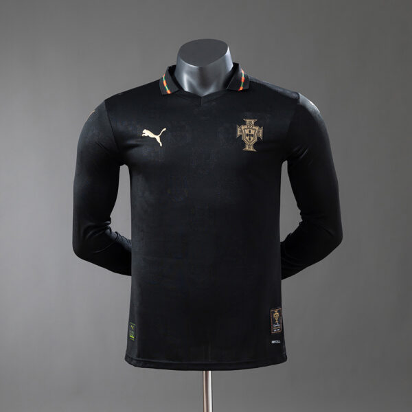 Camiseta Portugal 2026 Black Panther Versión Jugador manga larga