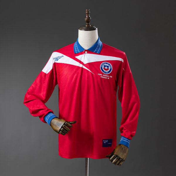 Camiseta Retro Chile 1998 Local manga larga