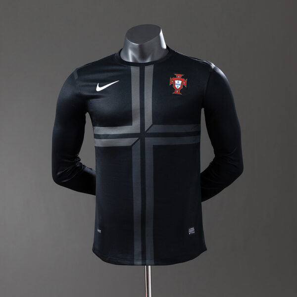 Camiseta Retro Portugal 2013 Visita Versión Jugador manga larga