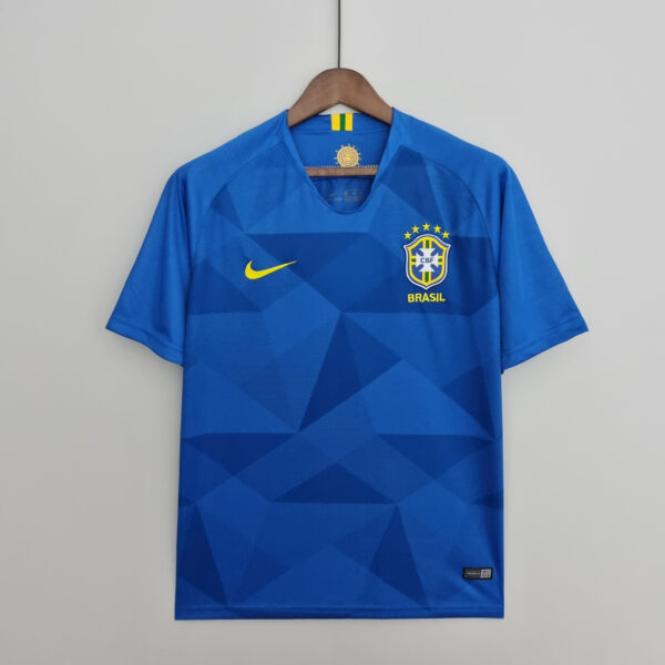 Camiseta Retro Brasil 2018 Visita