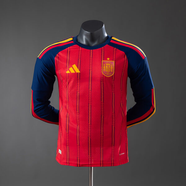 Camiseta España 2026 Local, Versión Jugador, manga larga