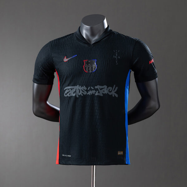 Camiseta Barcelona 2024/25 Edición Especial, Cactus Jack, Travis Scott, Versión JUGADOR