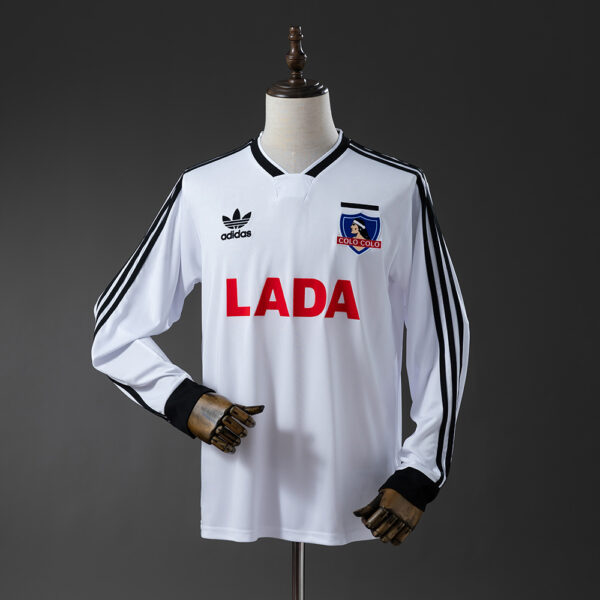 Camiseta Retro Colo Colo 1991 Local manga larga