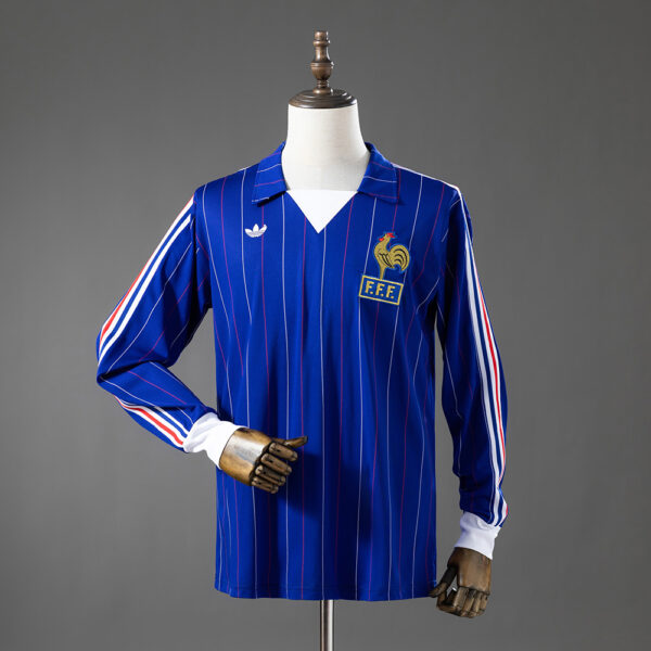 Camiseta Retro Francia 1980/82 Local, manga larga