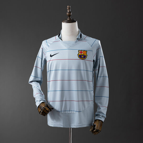 Camiseta Retro Barcelona 2003/04 Visita manga larga
