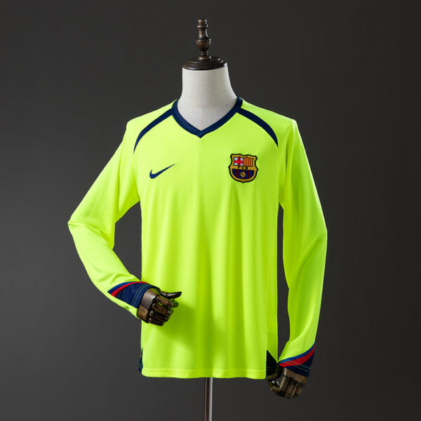 Camiseta Retro Barcelona 2005/26 Visita, manga larga
