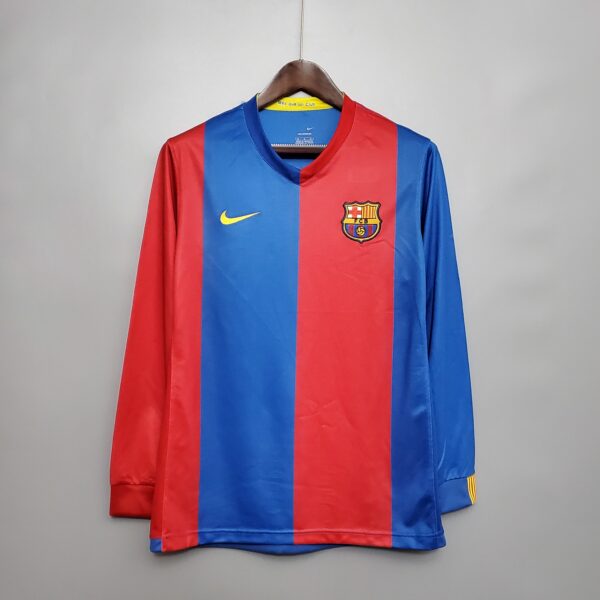 Camiseta Retro Barcelona 2006/07 Local manga larga