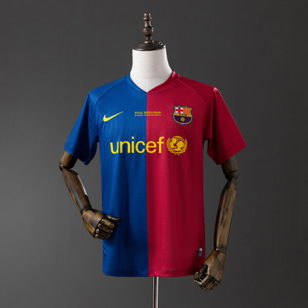 Camiseta Retro Barcelona 2008/09 Local Champions