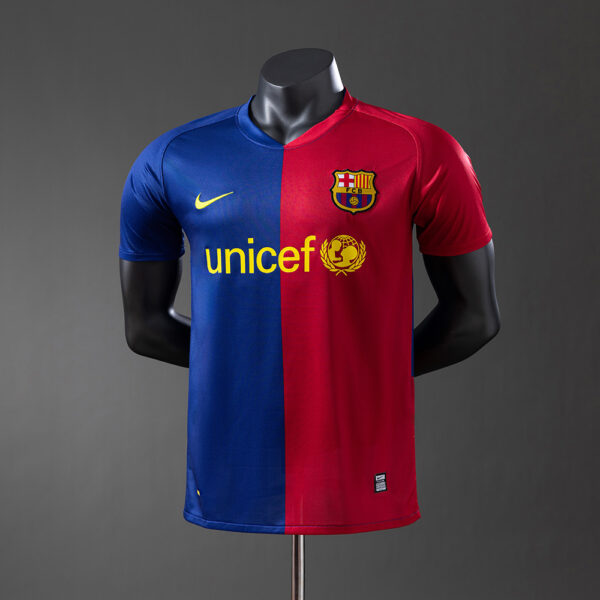 Camiseta Retro Barcelona 2008/09 Local, Versión Jugador