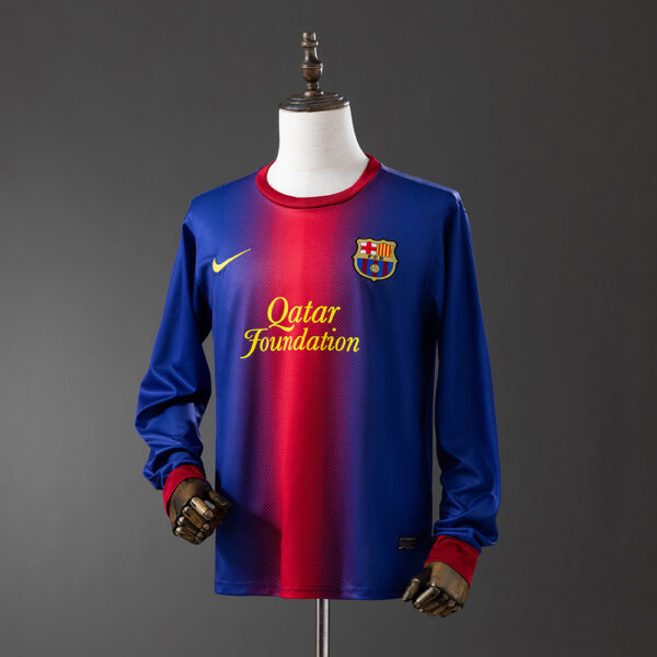 Camiseta Retro Barcelona 2012/13 Local, Manga larga