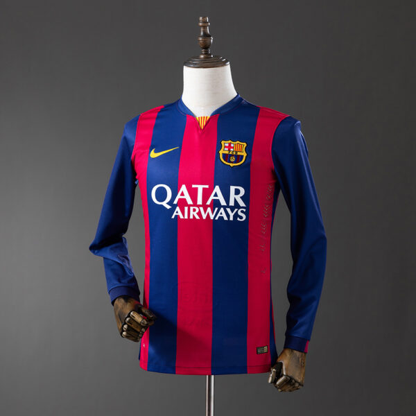 Camiseta Retro Barcelona 2014/15 Local, manga larga