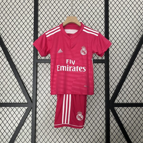 Kit Retro Infantil Real Madrid 2014/15 Visita