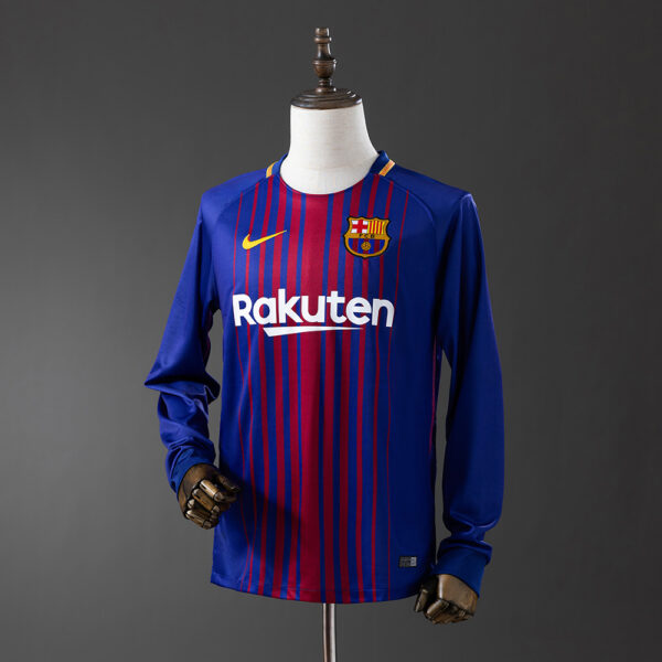 Camiseta Retro Barcelona 2017/18 Local manga larga