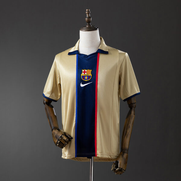 Camiseta Retro Barcelona 2002 Visita