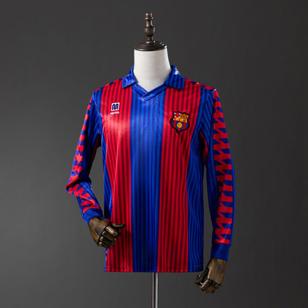 Camiseta Retro Barcelona 1992 Local manga larga