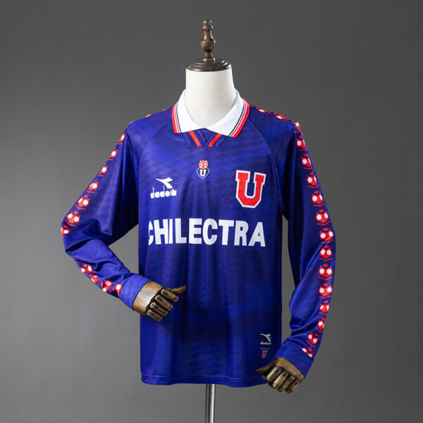 Camiseta Retro Universidad de Chile 1996 Local, Manga larga