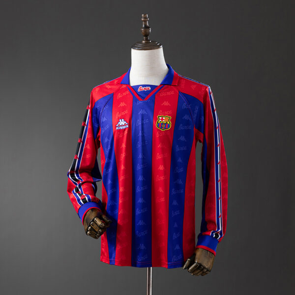 Camiseta Retro Barcelona 1996/97 Local, Manga larga