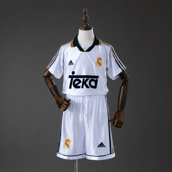 Kit Retro Infantil Real Madrid 1998/2000 Local
