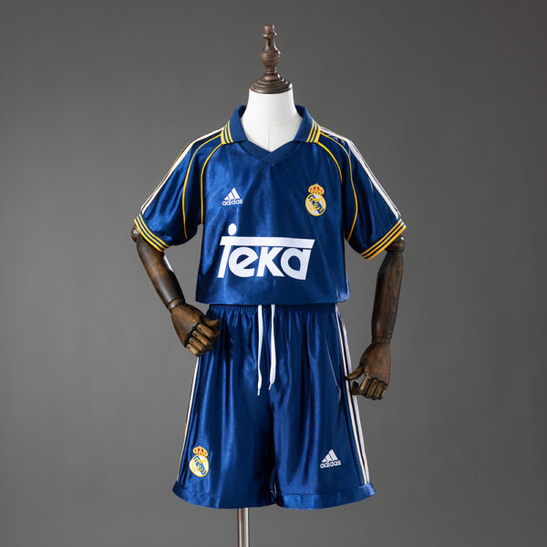 Kit Retro Infantil Real Madrid 1998/2000 Tercera Equipación