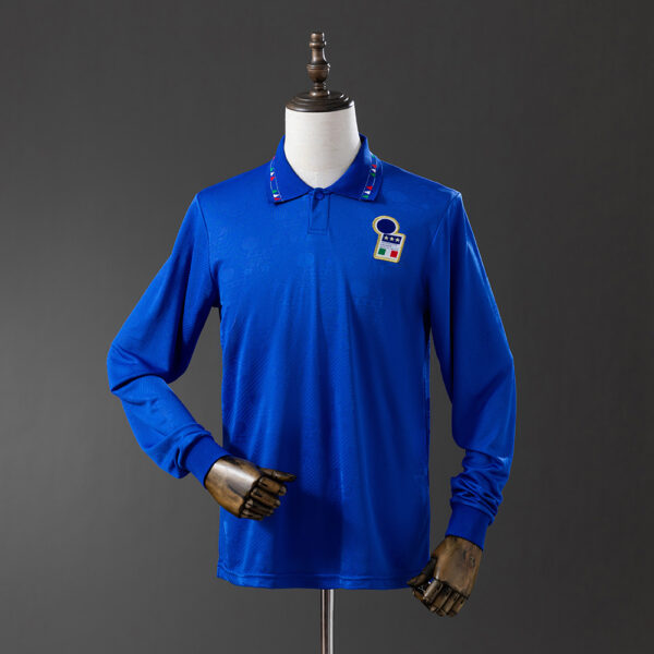 Camiseta Retro Italia 1994 Local, Manga larga